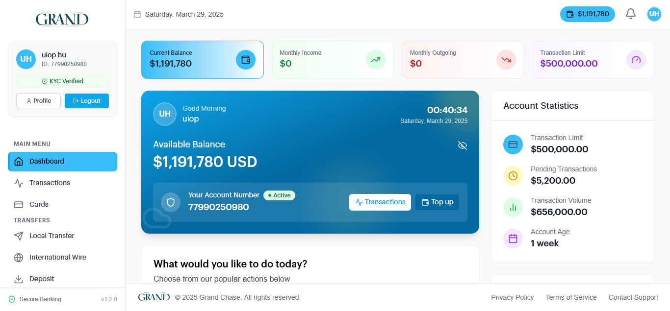 Grand Chase Online Banking Script 2026