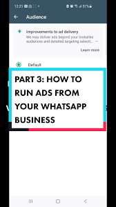 HOW TO RUN WHATSAPP ADS