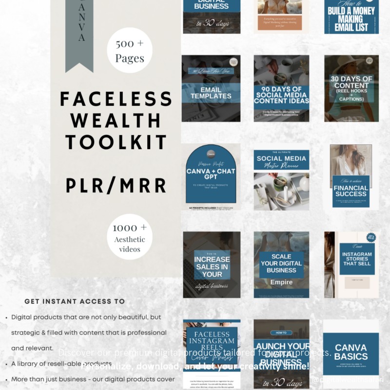 FACELESS WEALTH TOOLKIT | PLR/MMR