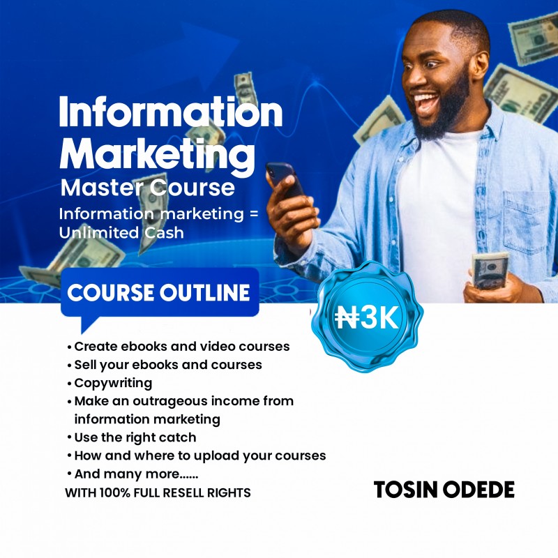 INFORMATION MARKETING (BUY&RESELL)