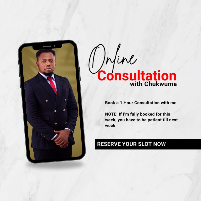 1-on-1 Online Consultation with Chukwuma (Mr. Solution)