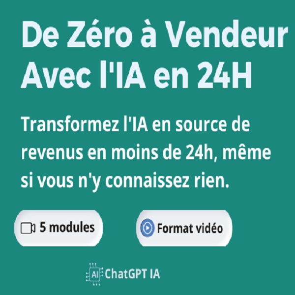 Prompt Business IA : Comment  Passer "De Zéro à Vendeur d'IA en 24H"