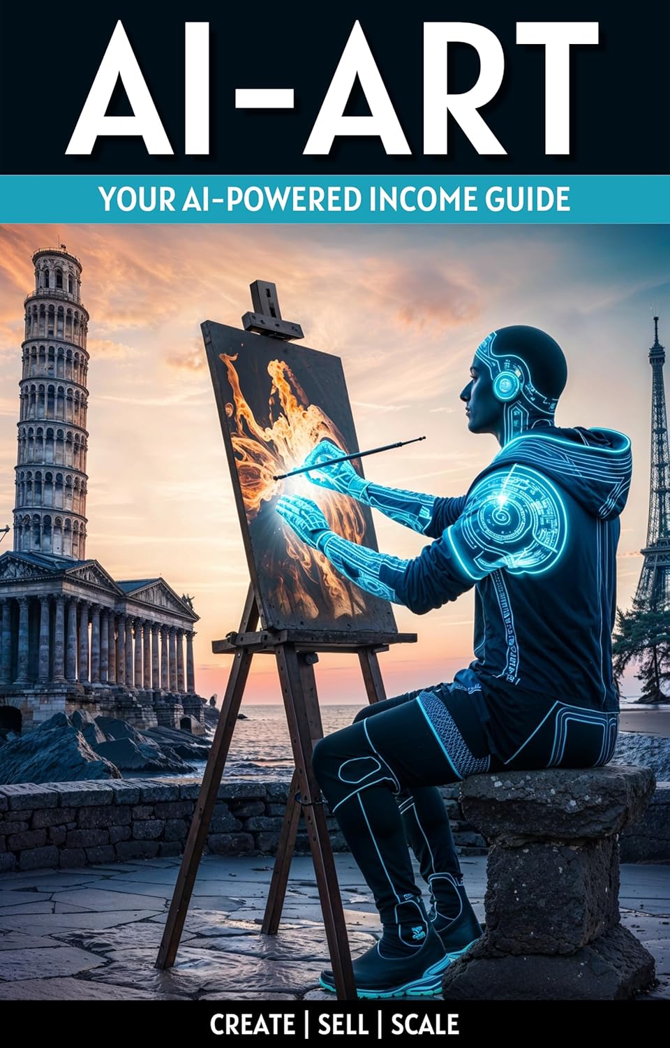 AI-ART Guide: Unlocking Creativity with Artificial Intelligence A Beginner's Journey to Creating Stunning Digital Art with AI Tools by Prasad Nandvilkar