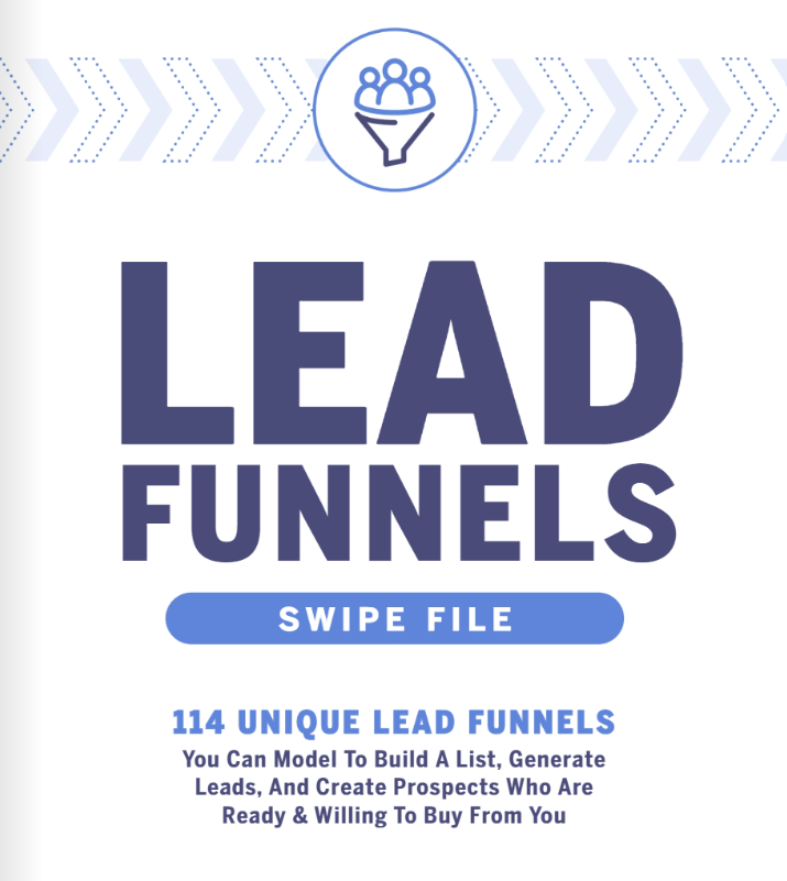 Lead Funnels Swipe File: 114 Unique Lead Funnels By Russell Brunson