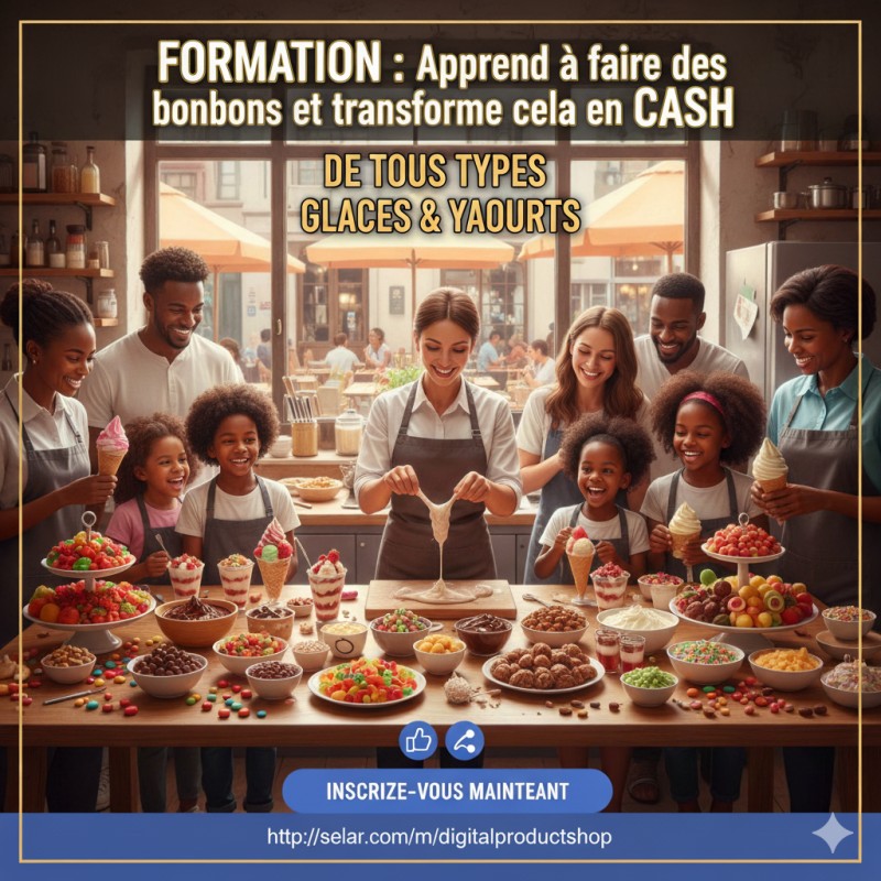 Apprendre à faire des bonbons , des sucettes et des glaces de qualité supérieure