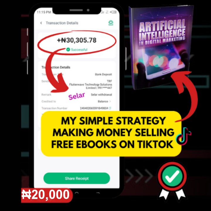 Unlock the Secrets: How I Made Money Selling Free Ebooks on TikTok