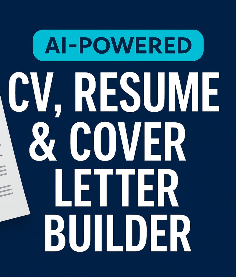 AI CV & Cover Letter Builder in Minutes