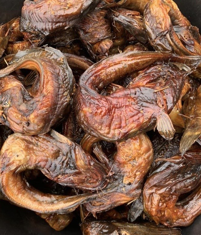 Oven-Dried Catfish (Folded)