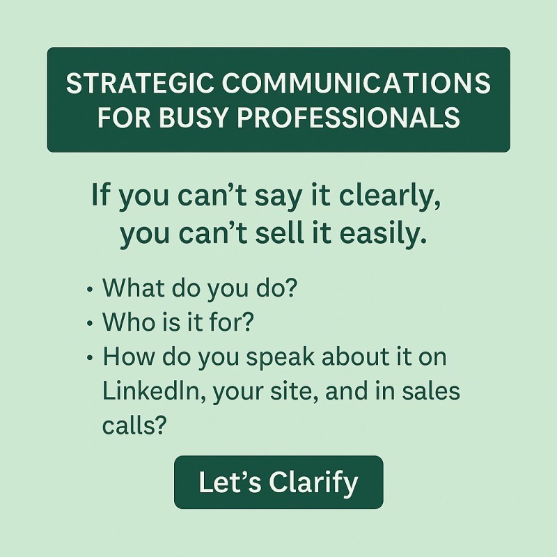 Strategic Communications for Busy Professionals