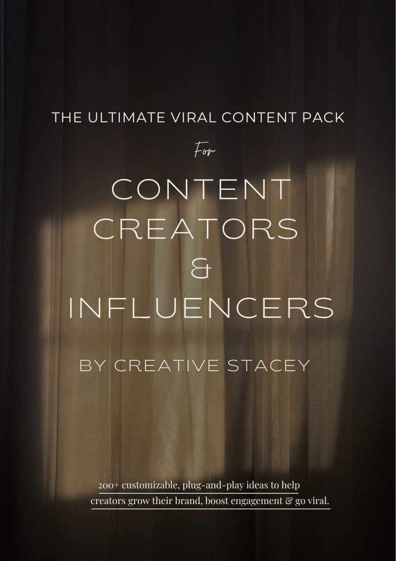 The Ultimate Viral Content Pack For Content Creators & Influencers