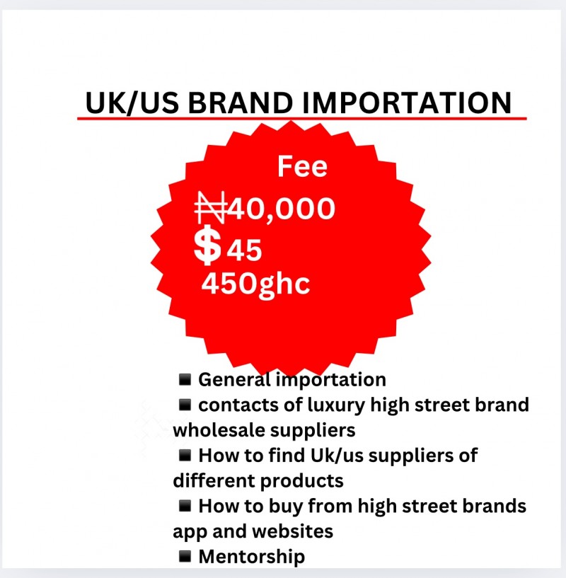 UK/US IMPORTATION