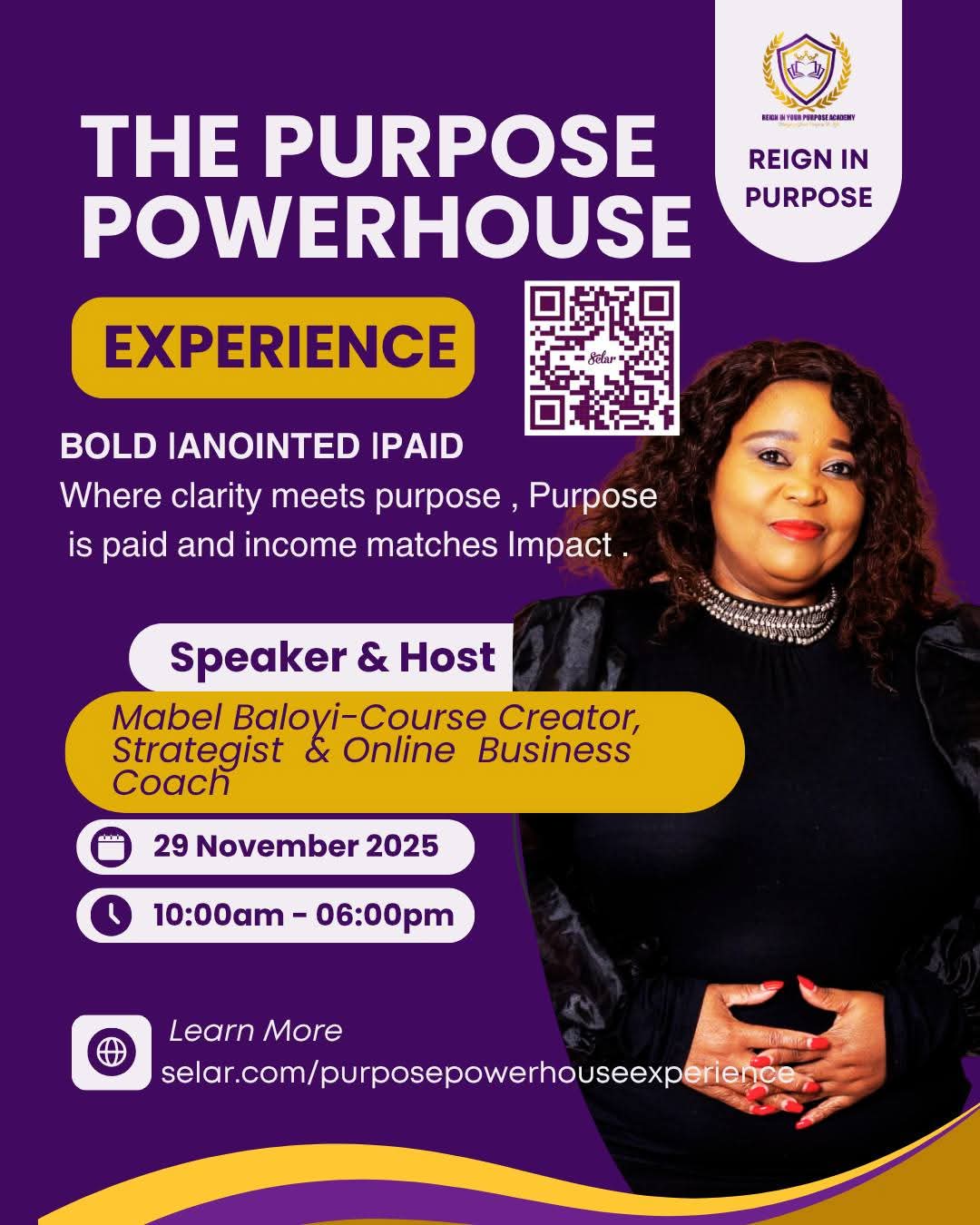 The Purpose Powerhouse Experience/Conference