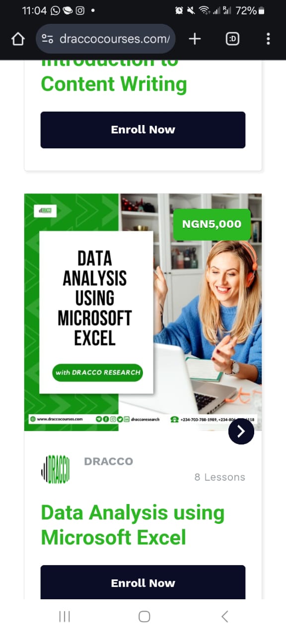 DATA ANALYSIS USING MICROSOFT EXCEL
