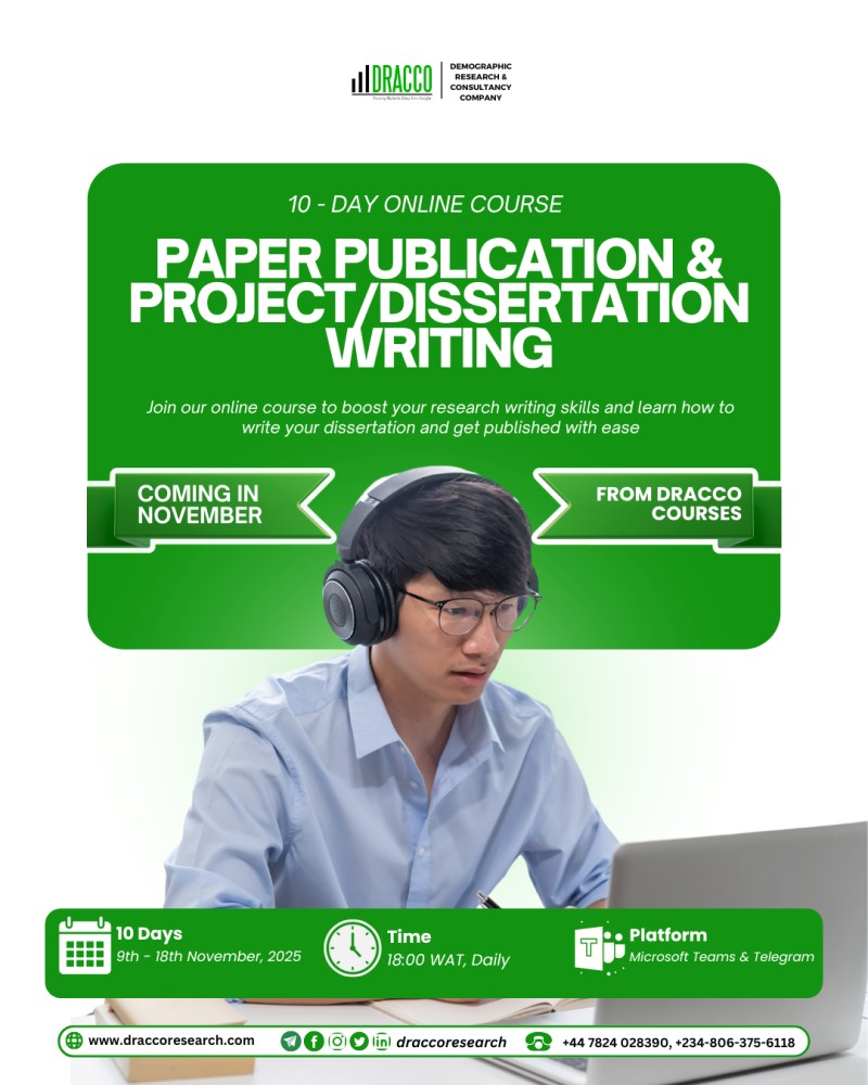 PAPER PUBLICATION AND PROJECT/DISSERTATION WRITING