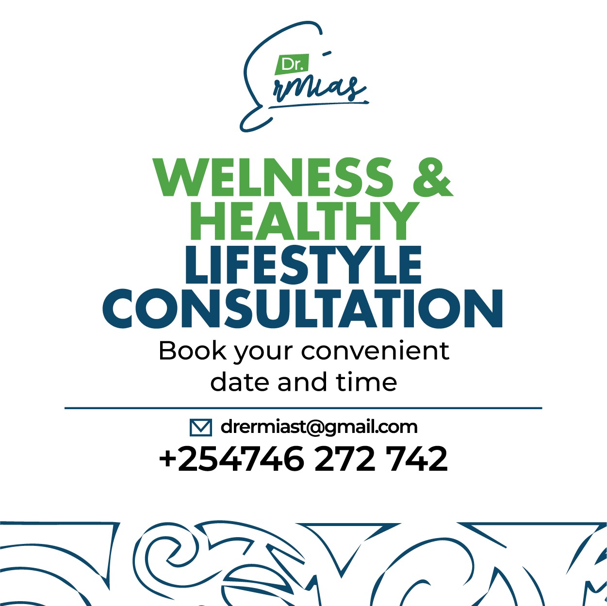 Wellness Consultation 💰 Fee: USD 15 (or equivalent)