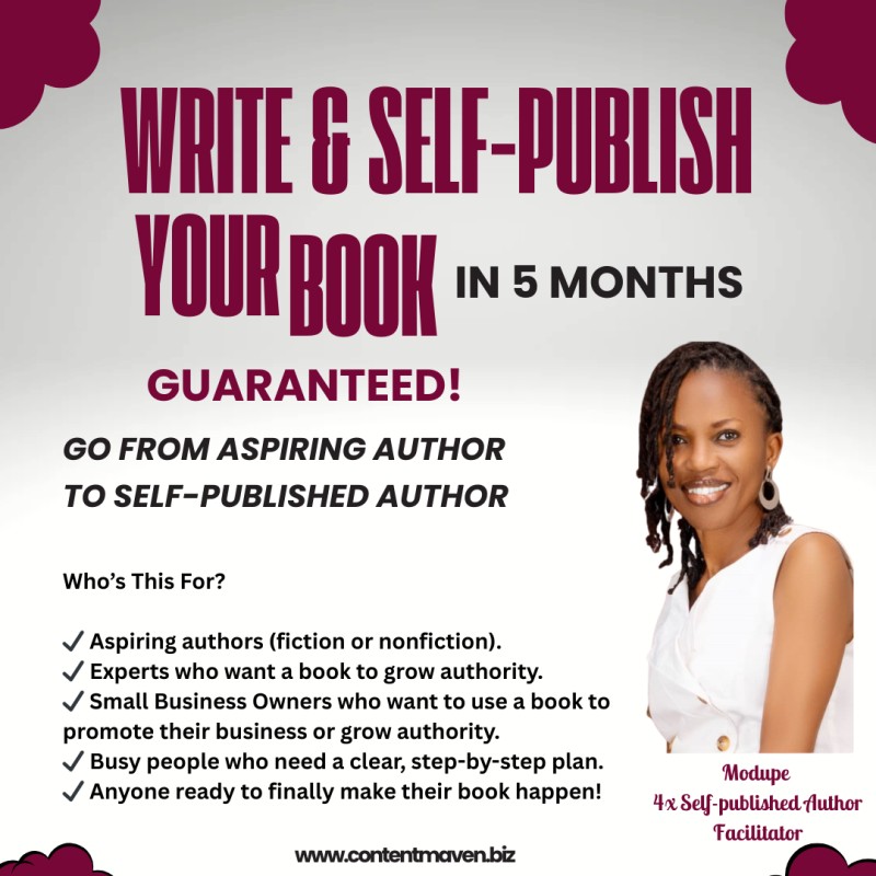 Write and Self-publish Your Book (WSB) Program