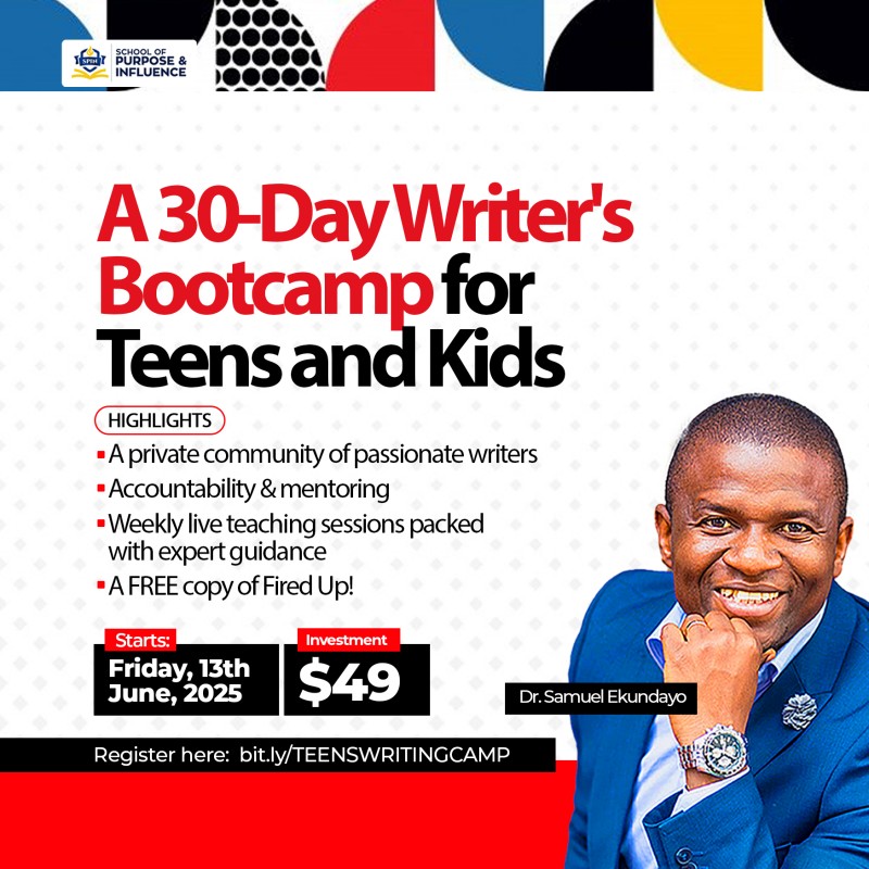 WRITERS' BOOTCAMP FOR TEENS & KIDS
