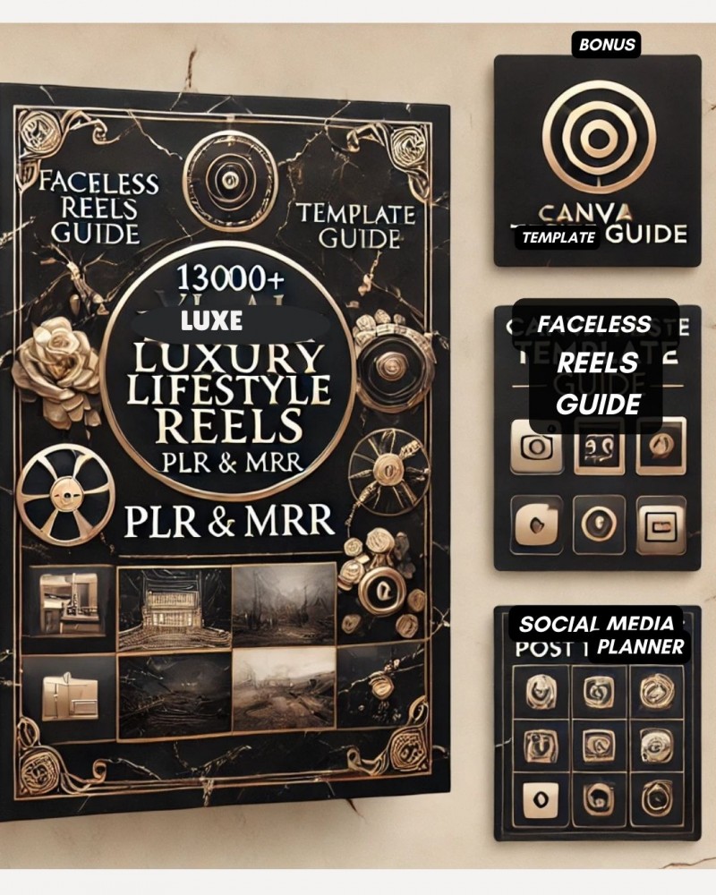 13,000+ Viral Luxury Lifestyle Reels with PLR & MRR Rights – Unlock Passive Income Today