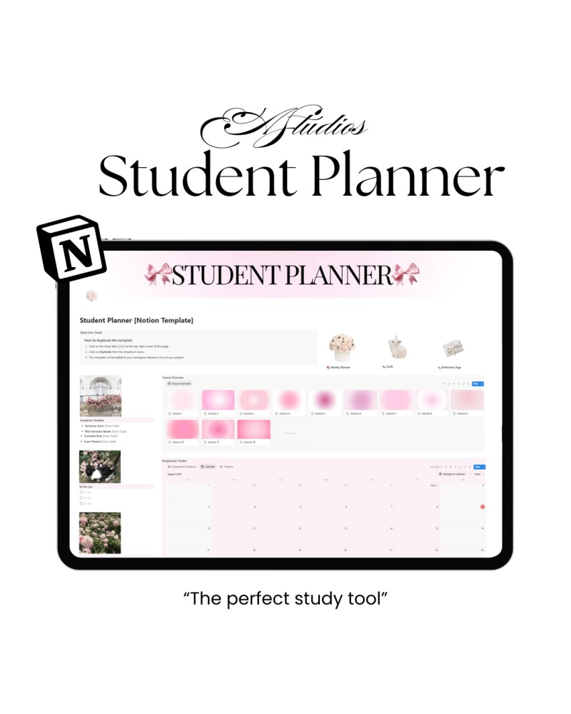 Student Planner [Notion Template]