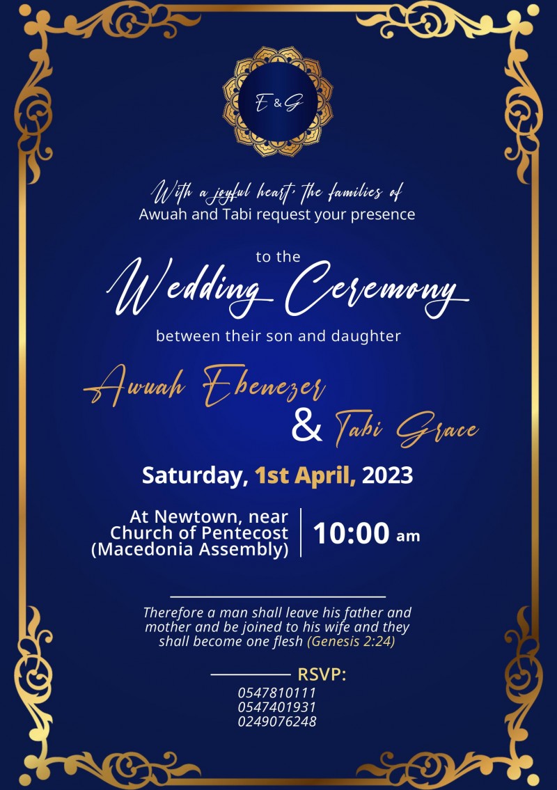 Elegant Wedding Invitation