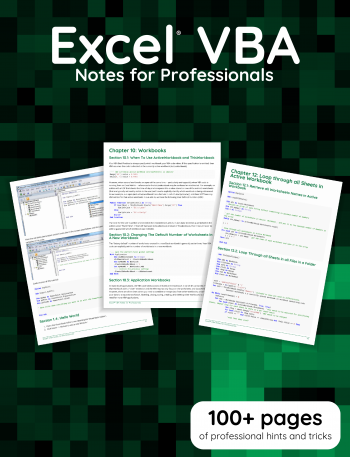 Excel VBA eBook