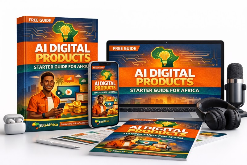 AI Digital Products Starter Guide for Africa: How African Youths Can Start Creating Profitable Digital Products With AI Using Just a Phone