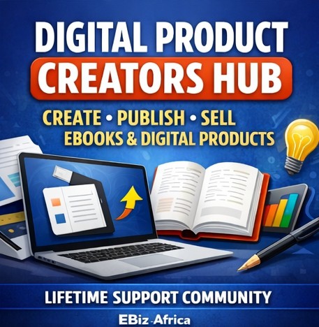 The EBiz4Africa Digital Product Creators Hub: Exclusive, Ongoing WhatsApp Support for Ebook & Digital Product Creators in Africa