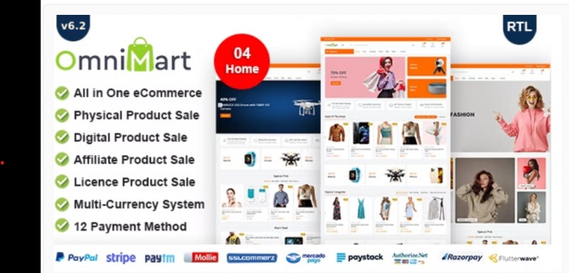 OmniMart - eCommerce CMS | Laravel eCommerce script