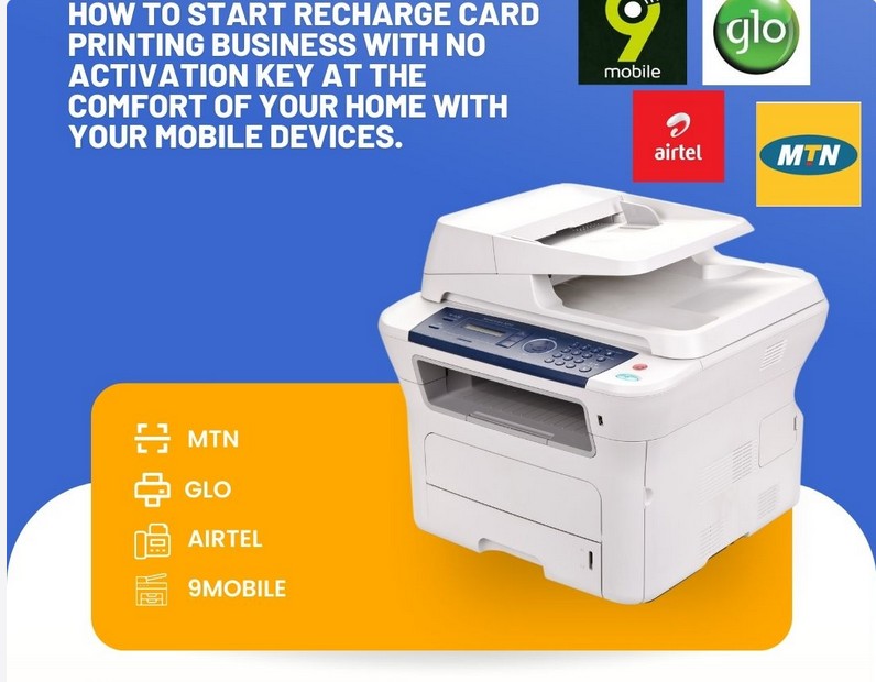 (Training) RECHARGE CARD PRINTING BUSINESS