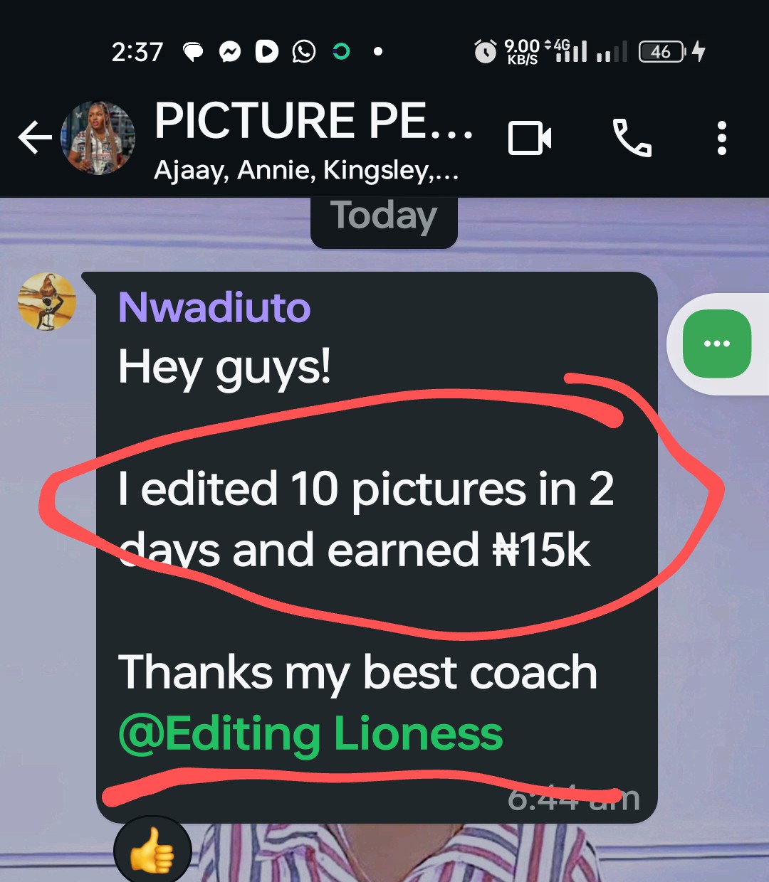 Customer review 1
