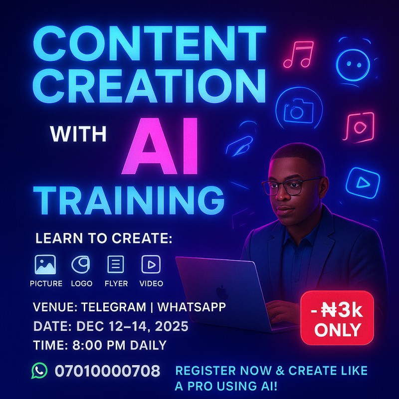 CONTENT CREATION WITH AI TRAINING