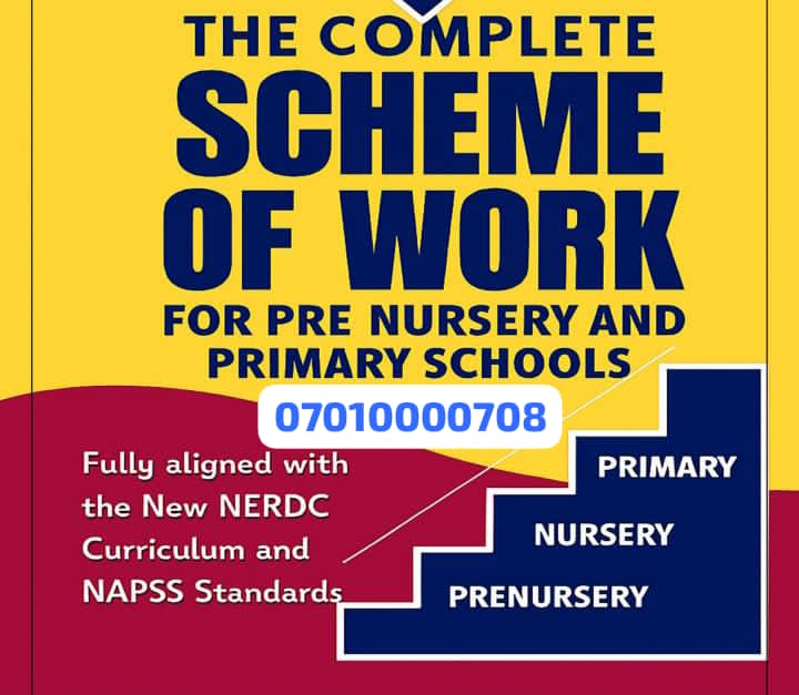 NEW SCHEME OF WORKS (Pre-Nursery -Primary 6