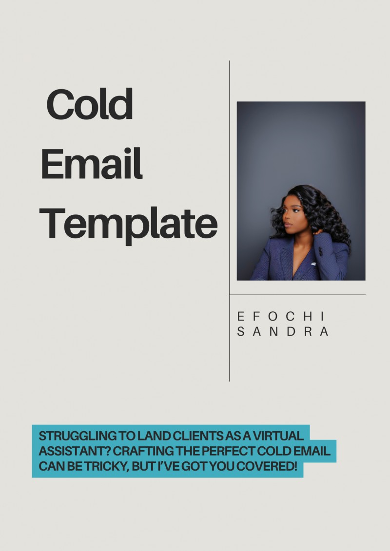 Cold Email Template (Editable)