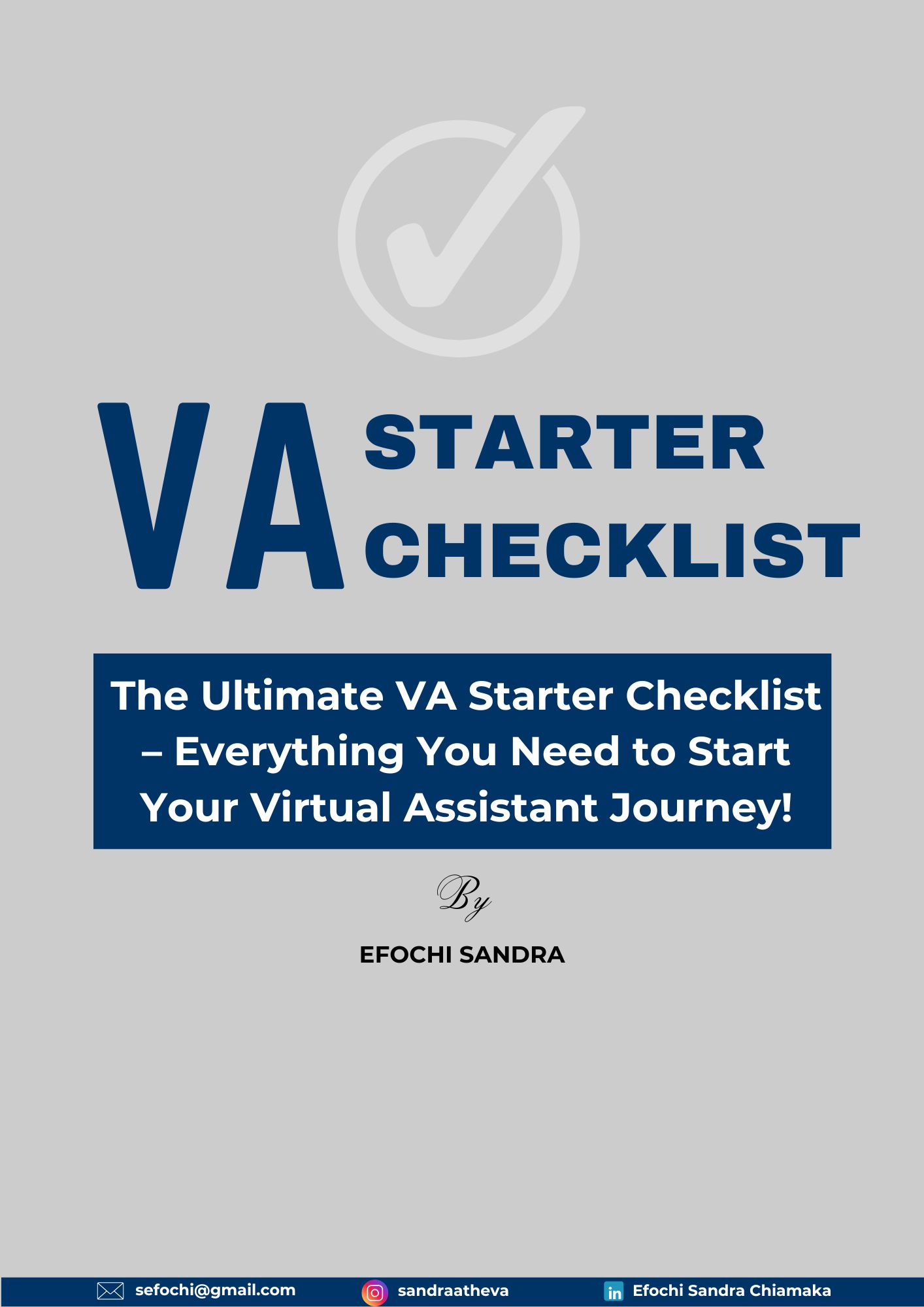 VA Starter Checklist – Get Started as a Virtual Assistant.