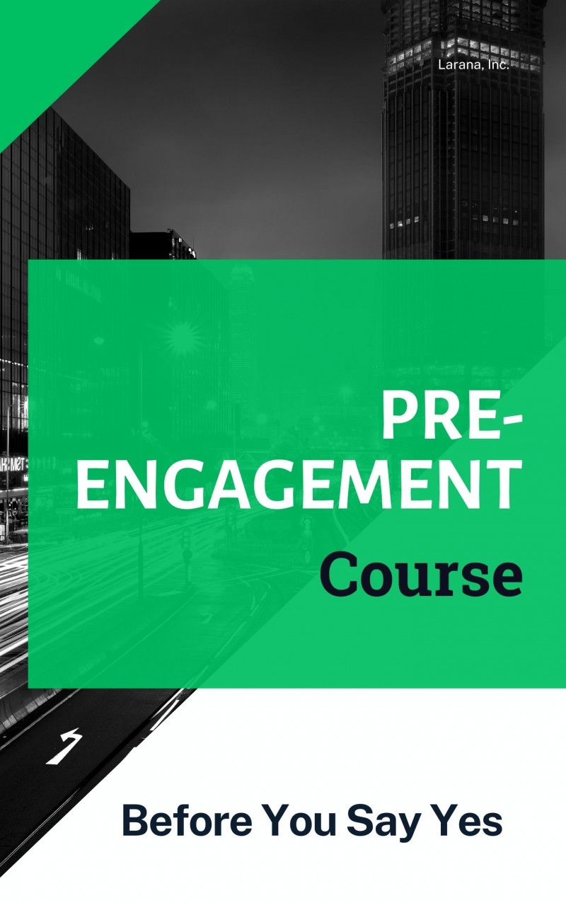 Pre-engagement Course: Before You Say Yes