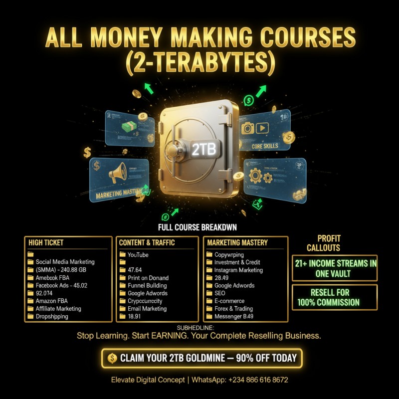 💸 ALL MAKE MONEY ONLINE PROGRAMS (2TB) 💼