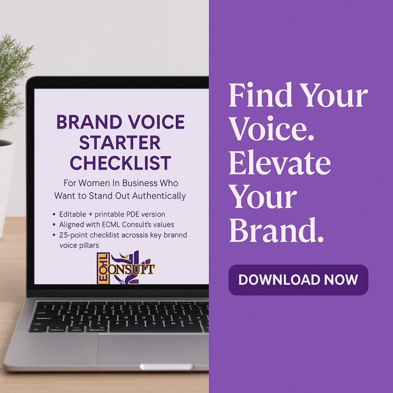 BRAND VOICE STARTER CHECKLIST