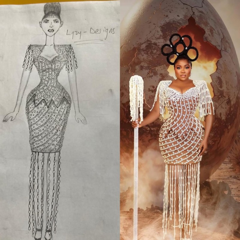 Manual fashion illustration
