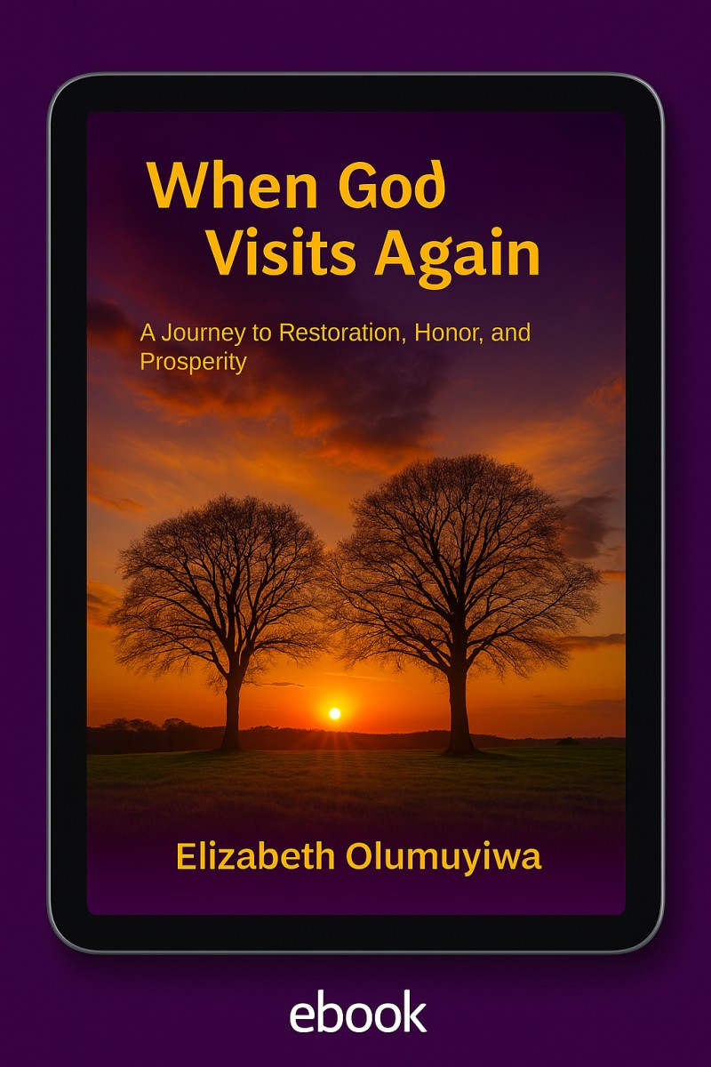 WHEN GOD VISITS AGAIN. A JOURNEY TO RESTORATION, HONOR AND  PROSPERITY.