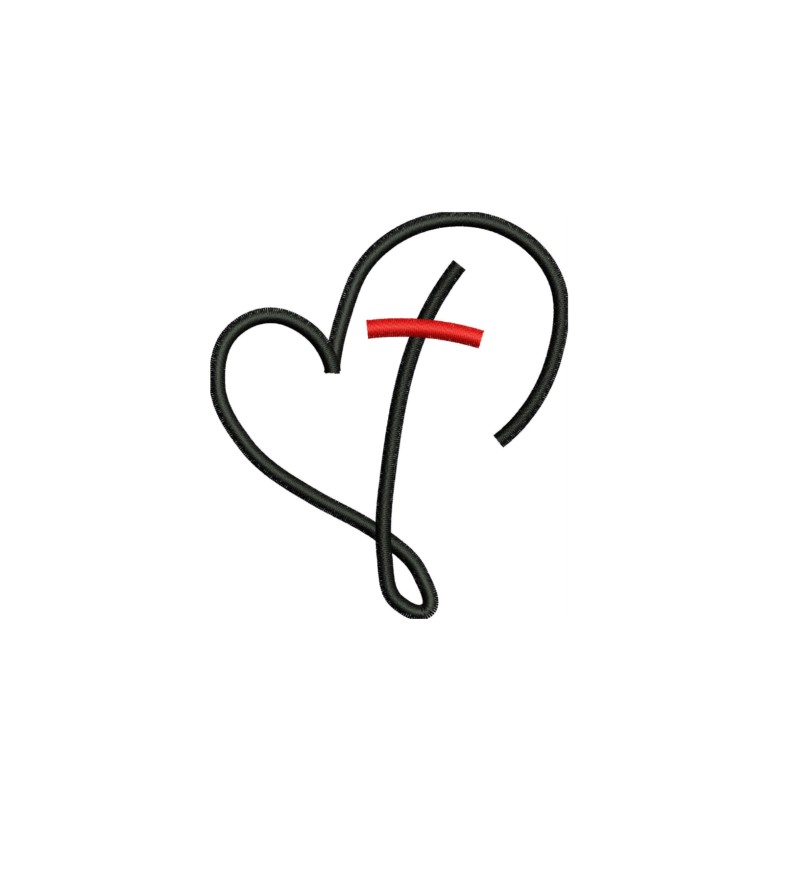 Sacred Heart Embroidery Design File