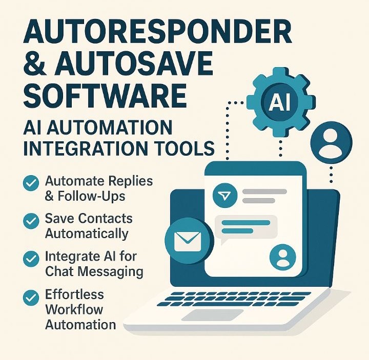 Autoresponder & Autosave Software. AI Automation Integration Tools