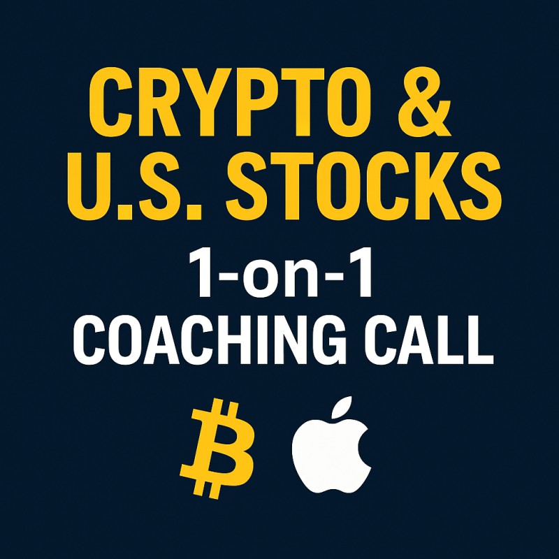 Crypto & Stocks 1-on-1 Coaching Call