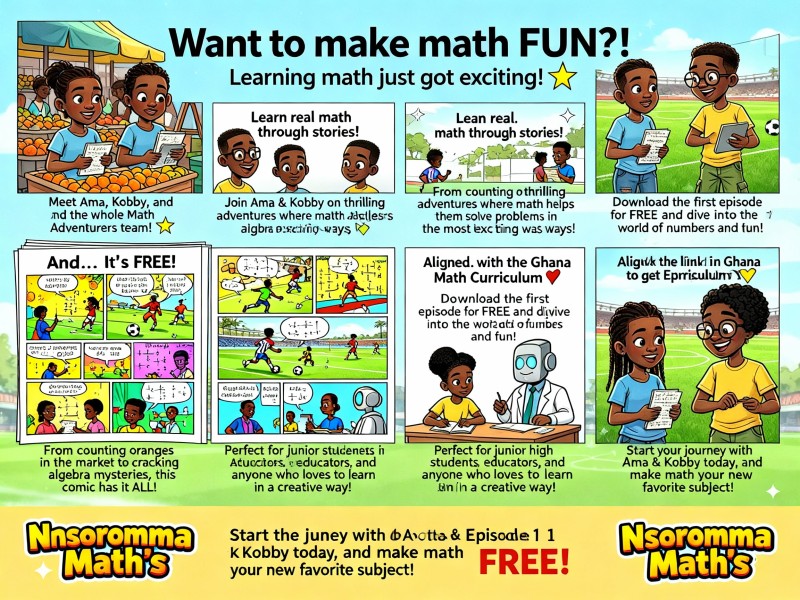 Nsoromma Math's Season 1 Episode 1 part 1
