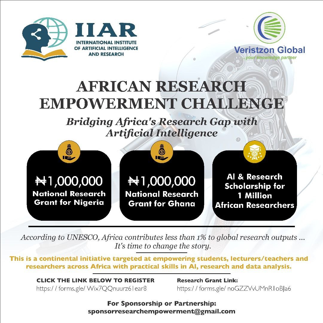 AI AND RESEARCH SCHOLARSHIP (ARSA) PROCESSING FEE