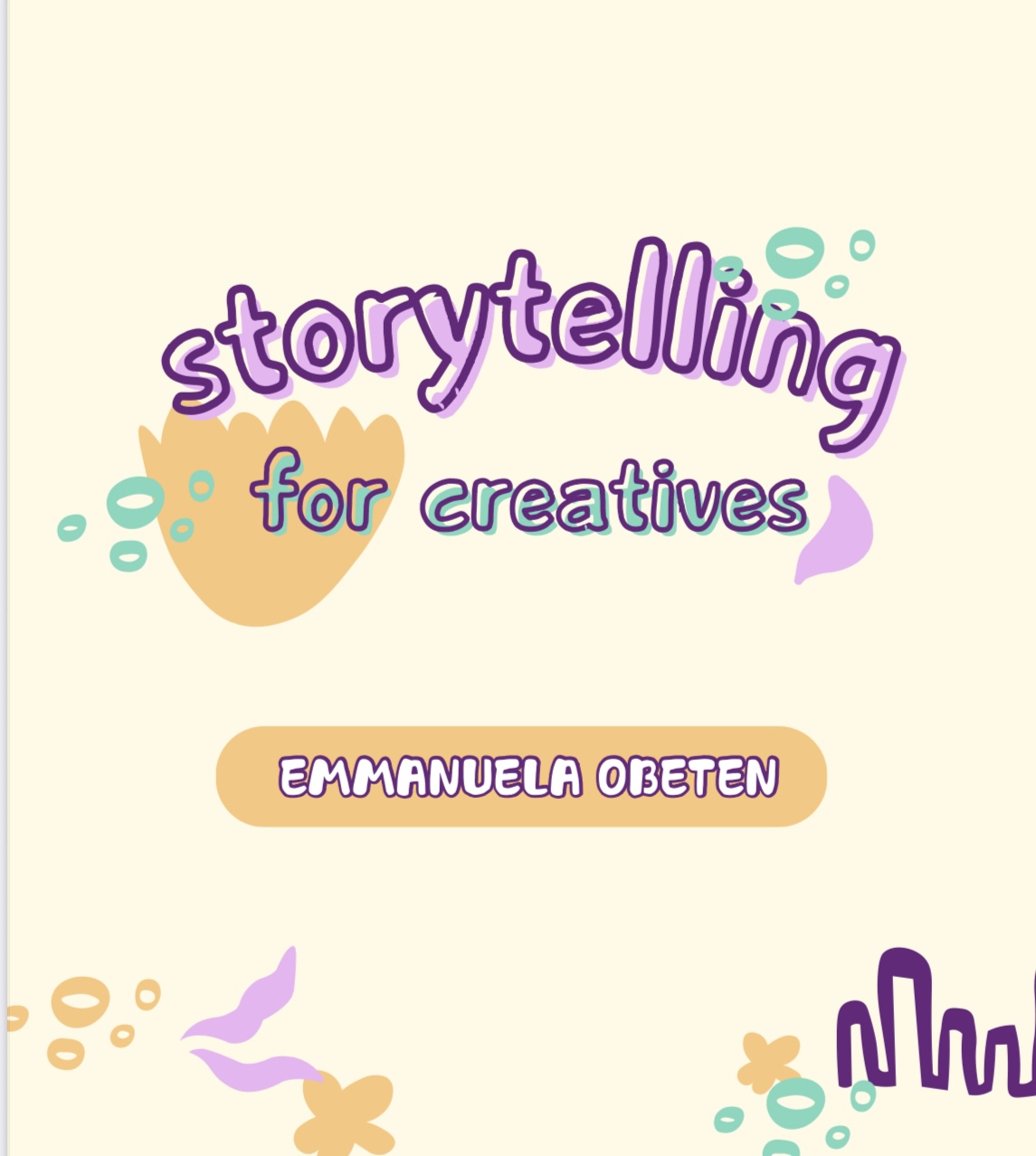 Storytelling For Creatives