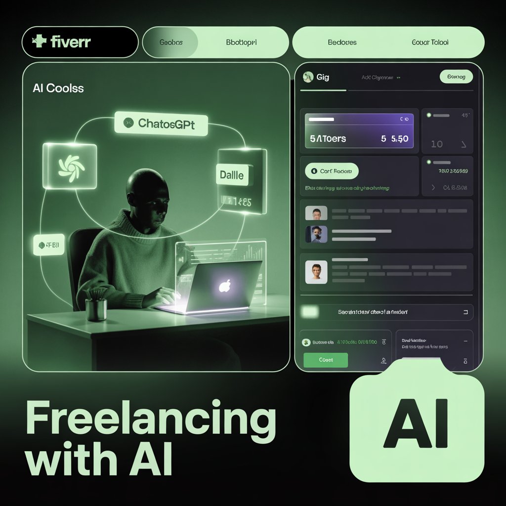 AI Freelancing Empire: Fiverr, DALLΒ·E & Digital Selling Masterclass (5-in-1 Starter System)