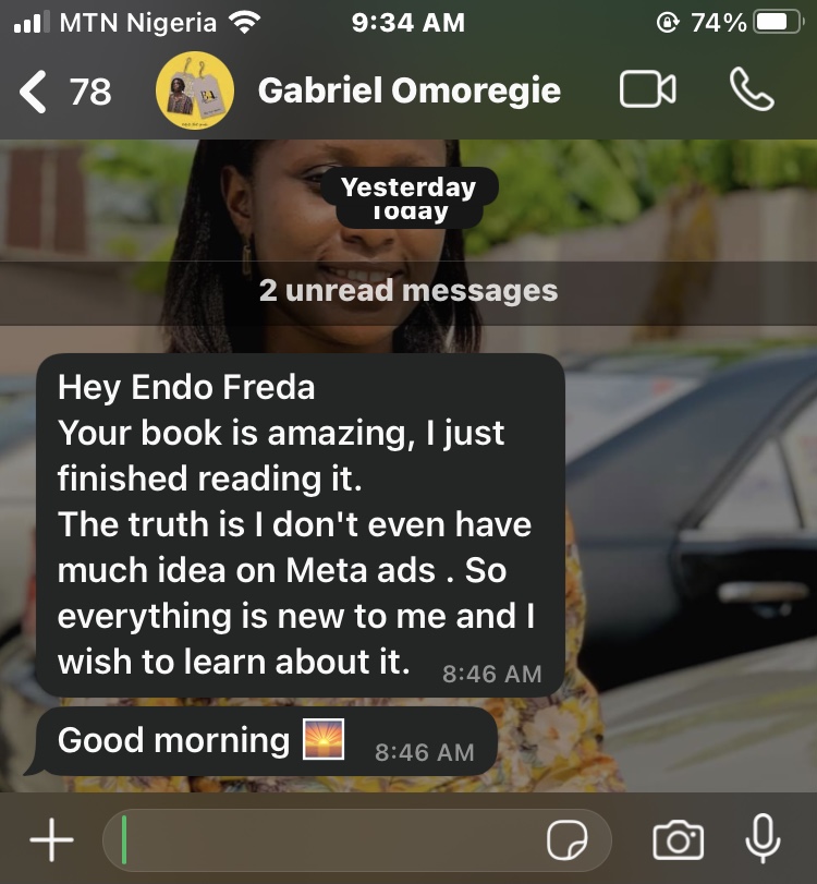 Customer review 1