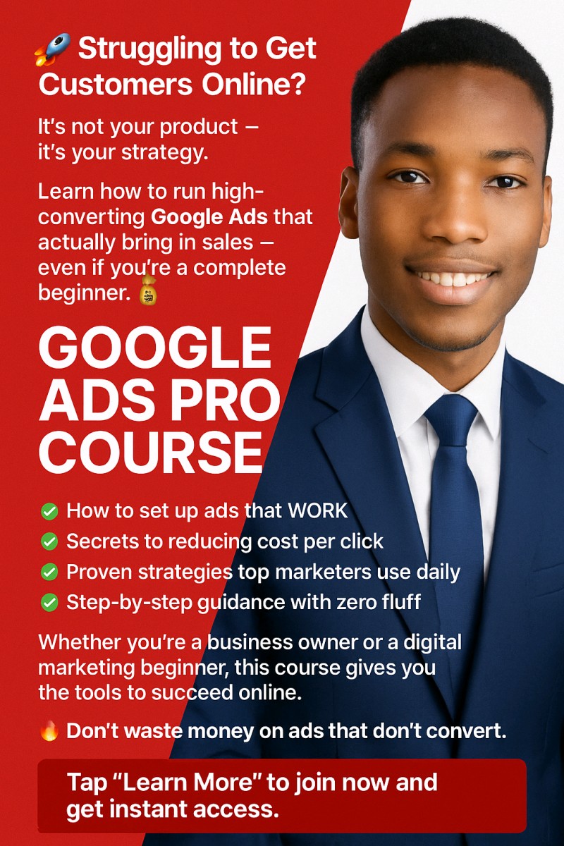 Google ads pro course