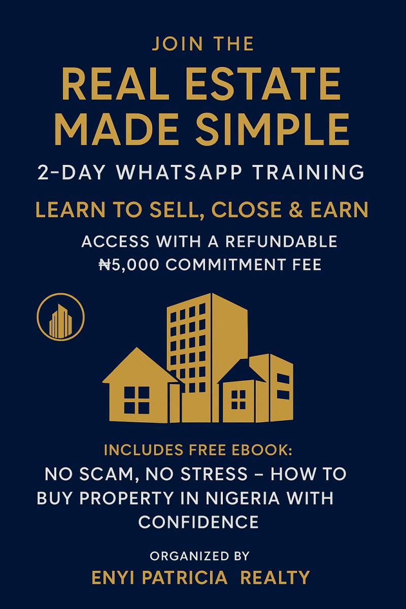 Real Estate Made Simple – Commitment Access (₦5,000 Refundable)