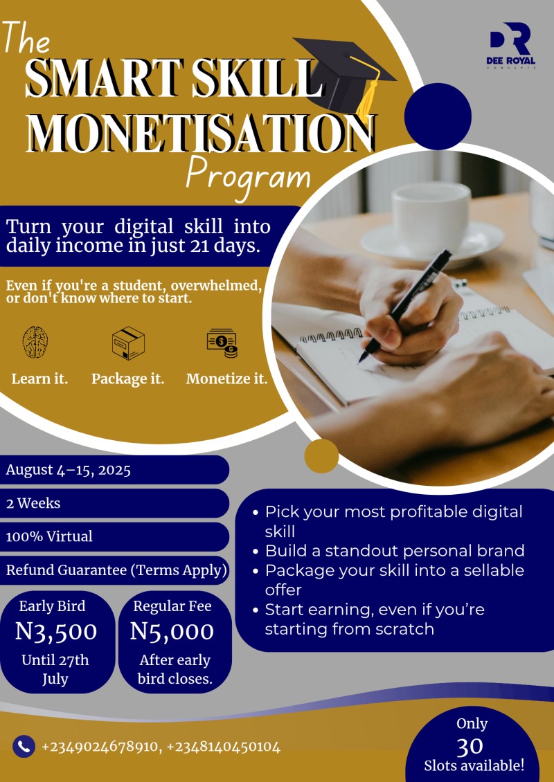 The Smart Skills Monetisation Program
